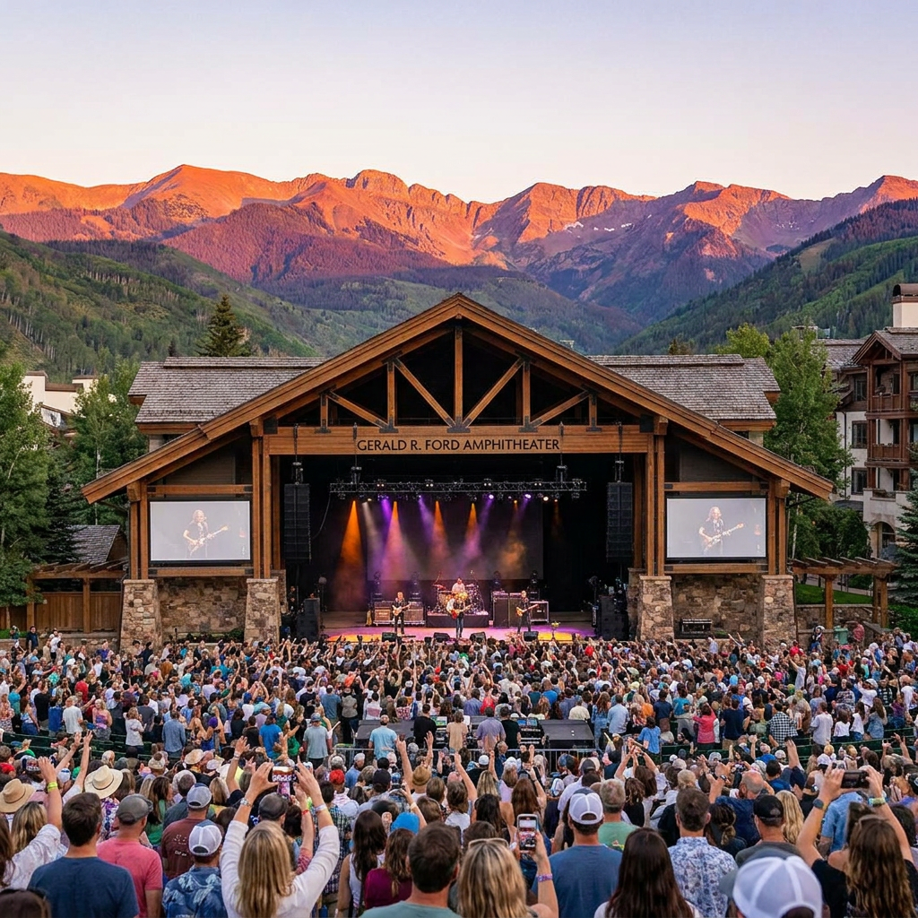 Gerald Ford Amphitheater concert in Vail