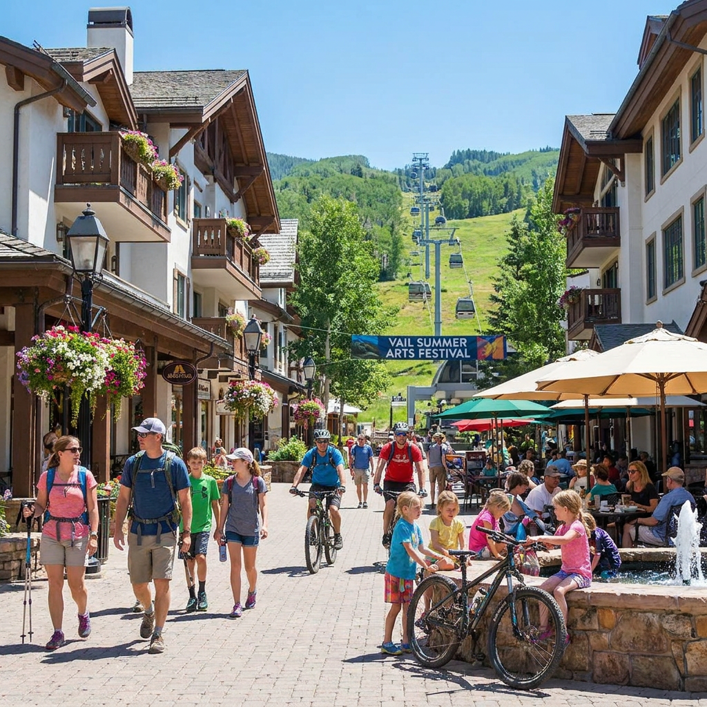 Vail Village in summer